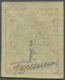 * Österreich: 1850/54: Probedruck In Endgültiger Zeichnung Zu 3 Kreuzer Blau, Type I B, Mit Schönem Plattenfehle - Unused Stamps