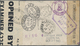 Br Madagaskar: 1943. Registered Envelope With Stains, Addressed To The United States Bearing Madagascar Yvert 175, 1f Bi - Madagascar (1960-...)
