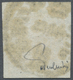 O Österreich: 1850, 1 Kreuzer Orange (waager. Balken Unten) Und Desgl. Kadmiumgelb Type III Gestempelt In Wien, - Unused Stamps