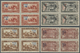 ** Marokko: 1938, Children's Relief, 2c. To 10f., Complete Set Of Eight Values As Blocks Of Four, Unmounted Mint. Maury  - Morocco (1956-...)