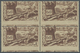 ** Marokko: 1940, 60c. Brown "Remparts De Sale", Misperforated Block Of Four, Therefore Appearance As "imperf. At Base", - Morocco (1956-...)