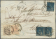 Br Österreich: 1850: Brief Aus Triest Vom 26. Januar 1858, Frankiert 3 Kreuzer Orange Und 6 Kreuzer Braun Der Ers - Unused Stamps