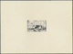 (*) Marokko: 1945, 50fr. Airmail, Non Adopted Design, Imperf. Proof In Black, Presented On Cardboard Sized 14:10,4 Cm. M - Morocco (1956-...)