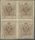 */ Österreich: 6 Kr. Maschinen Papier, Ungebrauchter Sehr Breitrandiger Und Farbfrischer Viererblock, Im Re. Rand - Unused Stamps