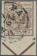 O Österreich - Lombardei Und Venetien: 1850, 30 C. Braun, Type III, Handpapier, Mit 11,8 Mm Unterrand Und Halbem - Lombardo-Vénétie
