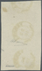 O Österreich - Lombardei Und Venetien: 1850, 30c. Brown Machinepaper Block Of Six Tied By "VERONA 22/10" Cds., I - Lombardo-Vénétie