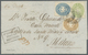Br Österreichische Post In Der Levante: 1864, 3 So. Grün, 10 So. Blau Und 15 So. Braun, Drei Farbfrische Und Gut - Levant Autrichien