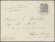 Br Österreichische Post In Der Levante: 1897 1 Piaster Auf 10 Kr Blau Auf Brief Des Fransösischen Konsulats In Ja - Eastern Austria