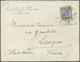 Br Österreichische Post In Der Levante: 1897. Umschlag Mit Blauem Eindruck ‘Consulat De France à Janina’ Und Rück - Levant Autrichien
