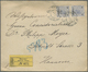 Br Österreichische Post In Der Levante: 1898, Registered Envelope From "SMYRNA OESTERR.POST" Bearing Vertical Pai - Eastern Austria