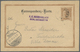 GA Österreich - Ganzsachen: 1898, Correspondenz-Karte 'Franz Joseph 2 Kr. Braun' Mit Rs. Privatem Braunen Bildzud - Autres & Non Classés