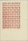 (*) Polen: 1945, 5 Zl. Auf 25 Gr. Blaßrot, Kompletter Bogen Zu 30 Werten Auf Briefbogen Der Deutschen Post Osten G - Lettres & Documents