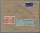 Br Polen: 1945, 5 Zl Liberation, Horizotal Pair On Registered Letter To Sweden With Polish Censor On Front And An - Lettres & Documents