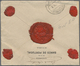 Br Portugal: 1900. Registered Envelope To Arraiollos Bearing Yvert 135, 75c Rose Tied By Evora Date Stamp With Bo - Lettres & Documents