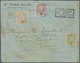 Br Portugal: 1909. Registered Envelope (stains) Addressed To France Bearing Yvert 126, 10r Yellow/green, Yvert 12 - Lettres & Documents