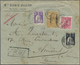 Br Portugal: 1912. Registered Envelope (stains) Addressed To France Bearing 'Republica ' Yvert 172, 20r Rose, Yve - Covers & Documents