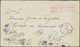 Br Portugal - Azoren: 1944. Unstamped Envelope Written From Terceira To Porto Cancelled By Boxed "Expedicao Milit - Azores