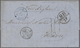 Br Portugal - Madeira - Funchal: 1866, FUNCHAL 2/10 Blue Double Circle On Entire Letter "Via Anglaise" To Le Havr - Funchal