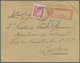 Br Portugal - Madeira - Funchal: 1896. Registered Envelope Addressed To Lisbon Bearing Funchal Yvert 7, 75r Rose - Funchal