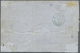 Br Rumänien: 1858, 54 Parale "Bull-Head" Green On Blue Green, Superb Very Wide Margined Example From Tied By Clea - Covers & Documents