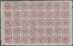 ** Rumänien: 1864, 6pa. Carmine-rose, Plate Printing, Complete Sheet Of 40 Stamps (margin Partly Shortened), Unmo - Lettres & Documents