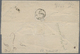 Br Rumänien: 1872, German Empire Incoming Mail: Small Shield 2x 7 Kr. Blue On Envelope To Bukarest. A Folded Cove - Covers & Documents