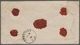 Br Rumänien: 1873, Fürst Karl I. 25 B. Orange Auf Hellchromgelben Papier Im Waagrechten Paar Auf R-Brief Mit Schw - Covers & Documents