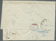 Br Rumänien: 1877. Envelope Addressed To The 'Bank Of Roumanie, Galatz' Bearing Yvert 38, 5b Bistre And Yvert 39, - Lettres & Documents