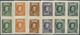 ** Rumänien: 1926. Complete Set "King Ferdinand I, 60th Birthday Anniversary" (10 Values) In IMPERFORATE Blocks O - Covers & Documents