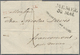 Br Russland - Vorphilatelie: 1818, Folded Letter From ST. PETERSBURG With Tranist MEMEL And Taxation "FRANCO GREN - ...-1857 Prephilately