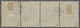 O Russland: 1858, 10kop. Brown/blue, Horiz. Strip Of Four, Fresh Colour, Well Perforated, Neatly Oblit. By C.d.s - Neufs