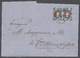 Br Russland: 1858, 20kop. Blue/orange, Horiz. Pair On Lettersheet From "Архангельск 1/DEC/1865" (Arctic Circle) T - Unused Stamps