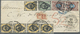 Br Russland: 1870. Envelope (creases, Stamps Places Over The Edges) Addressed To France Bearing Yvert 17, 1k Yell - Unused Stamps