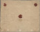 Br Russland: 1884/1889, Large Cover (29x23 Cm) With Mass Franking From Nikolajew To Stadthagen/Germany With Usual - Neufs