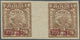 ** Russland: 1922, 5000 R. On 2 R. Brown, Red Ovp., Horizontal Gutter Pair, Showing Variety "basic Stamps With Cl - Ungebraucht