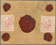 Br Russland - Zwangsspendenmarken: 1922, Charity Stamp 2,000r Rose, Two Single Stamps On Reverse Of A Sealed Regi - Autres & Non Classés