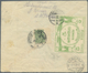 Br Russland - Zwangsspendenmarken: 1922, Charity Stamp 2,000r Green Cancelled On Back Of A Registered Cover, Used - Autres & Non Classés