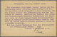 GA Russische Post In China: 1905, Double Card 4 K., Reply Part Used Up "SHANGHAI POSTE RUSSE 14 1 18" To Hamburg/ - China