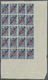 ** Russische Post In China: 1917. Overprint Daily Stamps 14c On 14k In A Partial Sheet Of 20. Mint, NH. - China