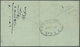 Br Russische Post In Der Levante - Staatspost: 1882, Russland 7 Kop. Schwarz/karmin Auf Couvert (leichter Bug)mit - Levant