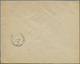 Br Russische Post In Der Levante - Staatspost: 1913. Registered Envelope To Germany Bearing Levant Yvert 176, 10p - Turkish Empire