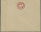 GA Russland - Ganzsachen: 1848, First Issue 30 + 1 K. Carmine Envelope, Unused, Slight Toned, Otherwise Fine - Stamped Stationery