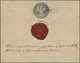 GA Russland - Ganzsachen: 1848, Second Issue 10 + 1 K. Deep Grey Envelope With Watermark 1, Used With Boxed "No.K - Stamped Stationery