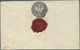 GA Russland - Ganzsachen: 1848, Second Issue 10 + 1 K. Deep Grey Envelope (137 X 86 Mm) With Watermark 1 Cancelle - Stamped Stationery