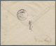GA Russland - Ganzsachen: 1907. Registered Postal Stationery Envelope 30k Rose Upgraded With Yvert 42, 5k Lilac ( - Entiers Postaux