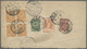 GA Russland - Ganzsachen: 1914, Envelope 3 K./5 K. Uprated Romanov 3 K., 1 K. And Definitives 3 K., 2 K., 1 K. (b - Entiers Postaux