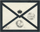 Br Russland - Besonderheiten: 1892: Kondolenzbrief Der Romanows Mit Rückseitiger Großer Krone Im Prägedruck Frank - Autres & Non Classés