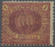 * San Marino: 1892, 1 L. Carmine And Yellow, Mint Tiny Hinge Remain, Expertised Thier And Diena, Sassone Catalog - Neufs