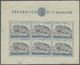 Delcampe - **/* San Marino: 1949/1951, 75 Jahre Weltpostverein Vier Verschiedene Kleinögen Mit 100 L. Blau/rotlila, 200 L. Bla - Neufs