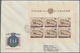 San Marino: 1951, 75 Years Of U.P.U. 300 Lire Perforated And 200 Lire Blue Imperforated Each In Sheets Of Six - Neufs
